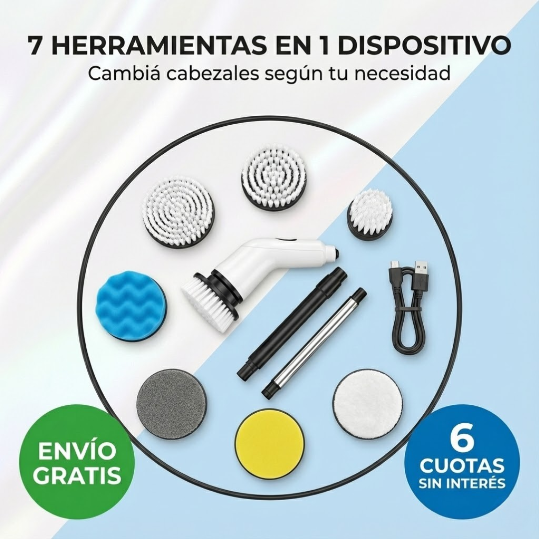 Cepillo Eléctrico - ALVIA Inalámbrico